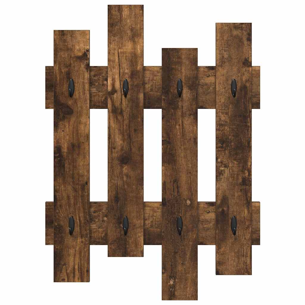 Appendiabiti a muro Rovere fumé 60 x 3 x 82 cm | homemem39