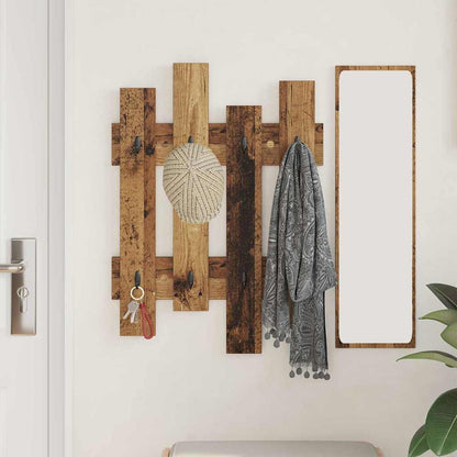 Appendiabiti a muro Legno vecchio 60 x 3 x 82 cm