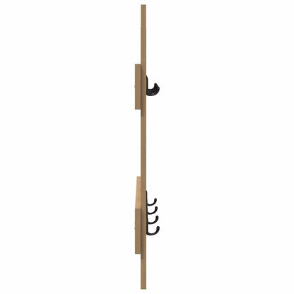 Appendiabiti a muro Rovere artigianale 60 x 3 x 82 cm | homemem39