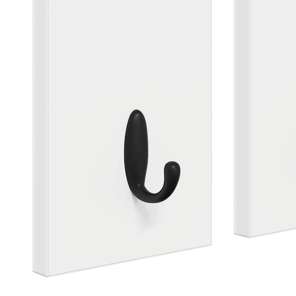 Appendiabiti a muro Bianco 85 x 10 x 45 cm Legno multistrato | homemem39