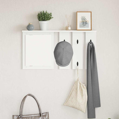 Appendiabiti a muro Bianco 85 x 10 x 45 cm Legno multistrato | homemem39