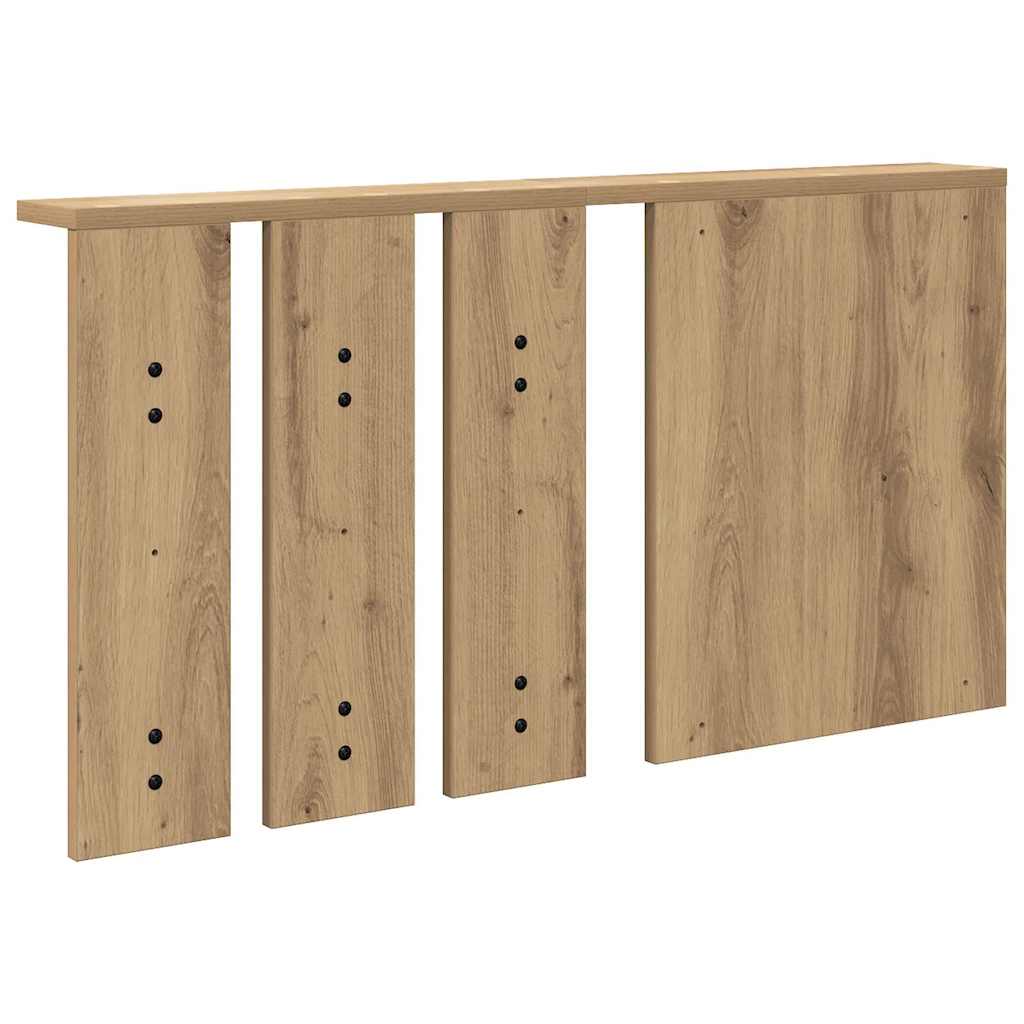 Appendiabiti a muro rovere artigianale 85 x 10 x 45 cm | homemem39