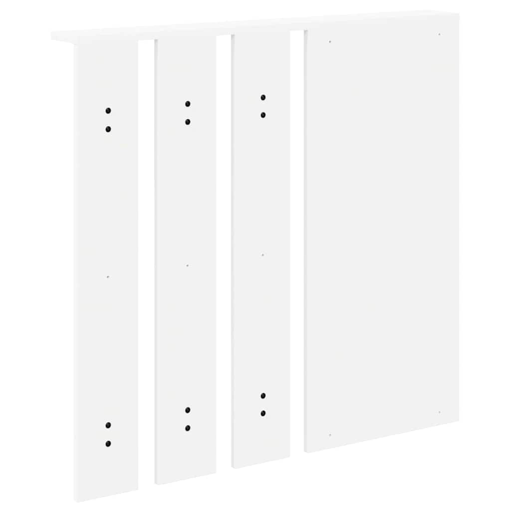 Appendiabiti a muro Bianco 84 x 10 x 80 cm Legno multistrato | homemem39