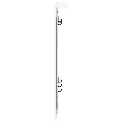 Appendiabiti a muro Bianco 84 x 10 x 80 cm Legno multistrato | homemem39