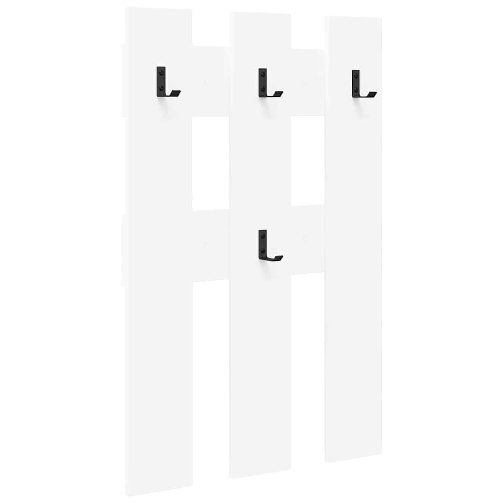 Appendiabiti a muro Bianco 65 x 3 x 100 cm Legno multistrato