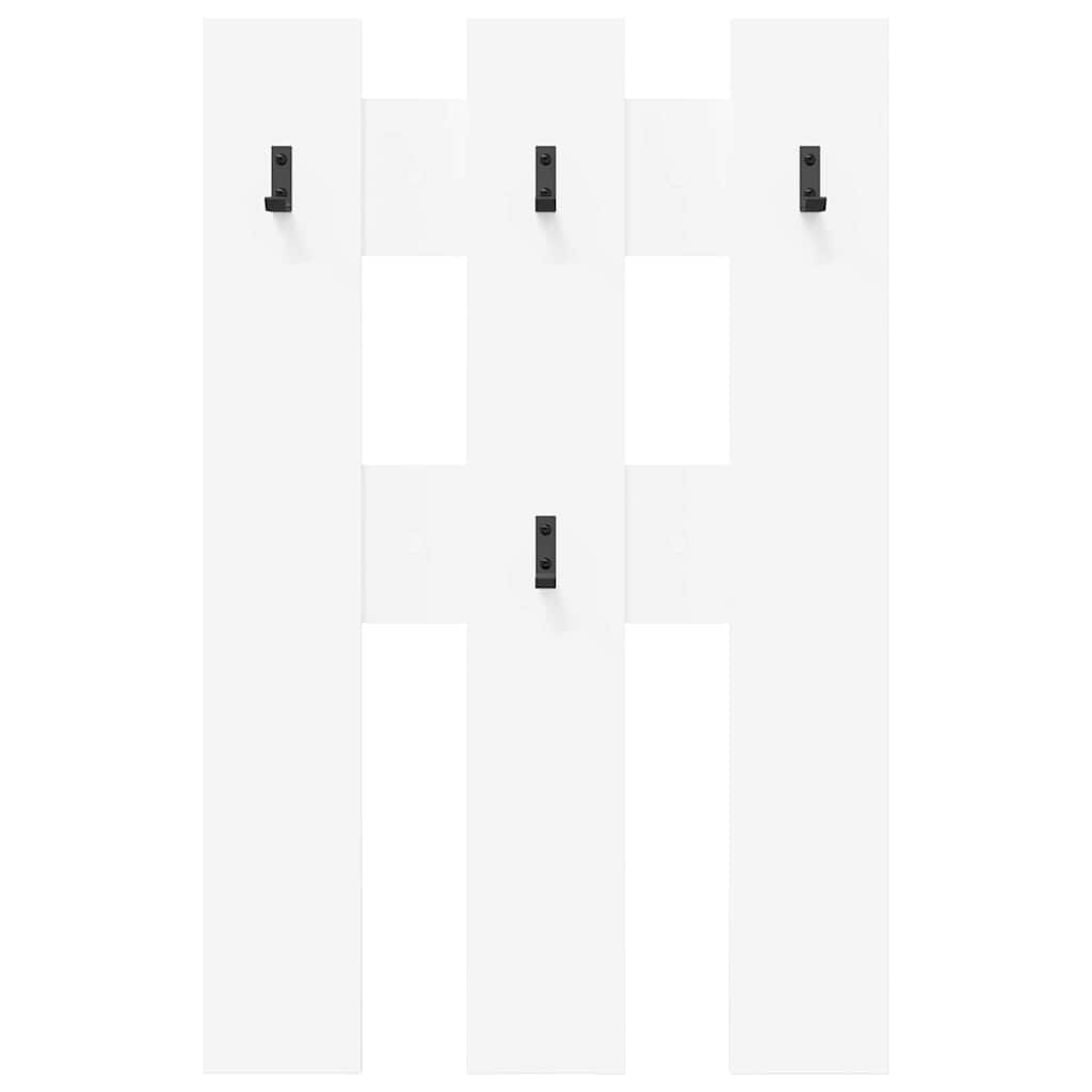 Appendiabiti a muro Bianco 65 x 3 x 100 cm Legno multistrato