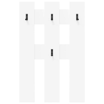 Appendiabiti a muro Bianco 65 x 3 x 100 cm Legno multistrato