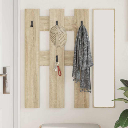 Appendiabiti a muro Rovere Sonoma 65 x 3 x 100 cm | homemem39