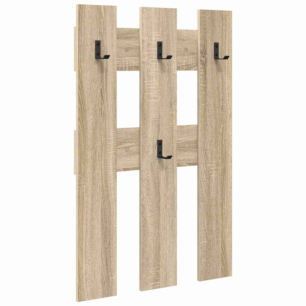 Appendiabiti a muro Rovere Sonoma 65 x 3 x 100 cm | homemem39