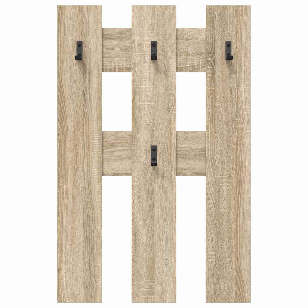 Appendiabiti a muro Rovere Sonoma 65 x 3 x 100 cm | homemem39