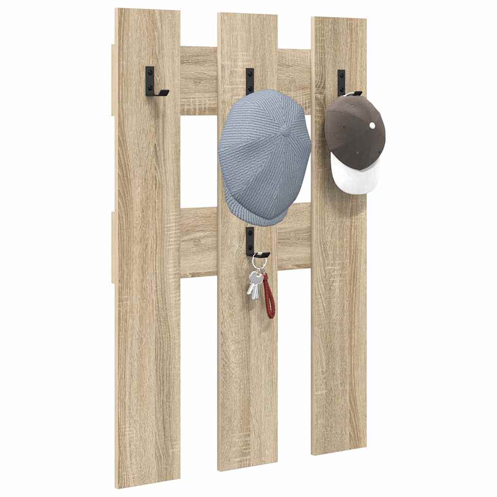 Appendiabiti a muro Rovere Sonoma 65 x 3 x 100 cm | homemem39