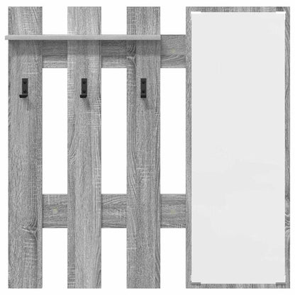 Appendiabiti a muro Grigio Sonoma 100 x 10 x 100 cm