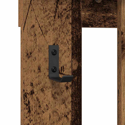 Appendiabiti a muro Legno vecchio 100 x 10 x 100 cm