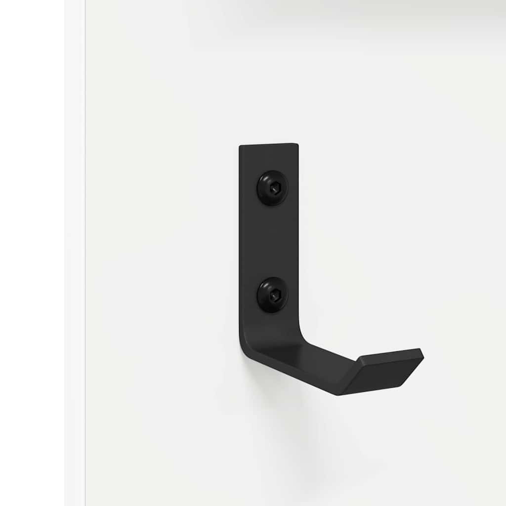 Appendiabiti a muro Bianco 90 x 10 x 50 cm Legno multistrato