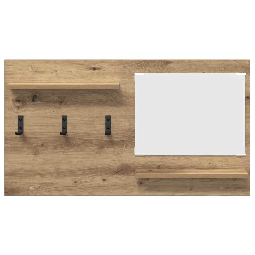 Appendiabiti a muro Rovere artigianale 90 x 10 x 50 cm