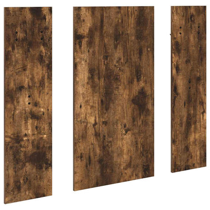 Appendiabiti a muro con specchio Rovere fumo 96 x 1.5 x 90 cm