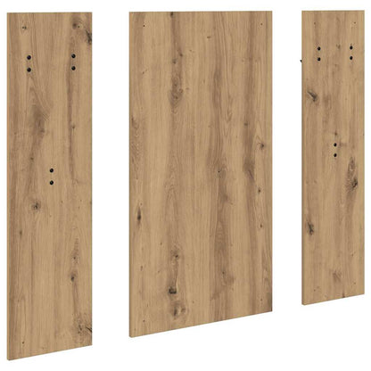 Appendiabiti a muro rovere artigianale 96 x 1.5 x 90 cm