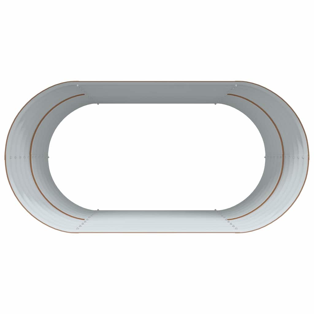 Letto rialzato da giardino Marrone 160 x 80 x 81 cm Acciaio - homemem39