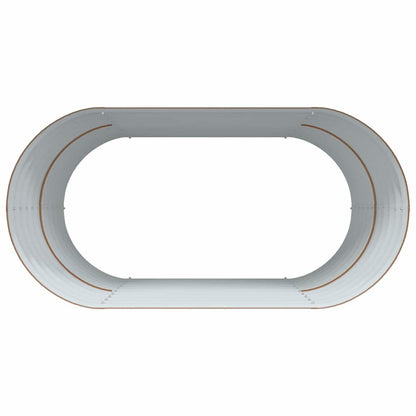 Letto rialzato da giardino Marrone 160 x 80 x 81 cm Acciaio - homemem39