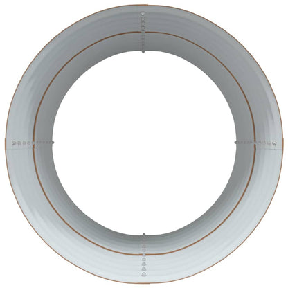 Letto rialzato da giardino Marrone 80 x 80 x 81 cm Acciaio - homemem39