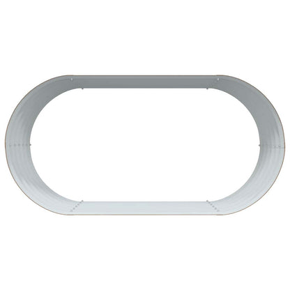 Letto rialzato da giardino Marrone 160 x 80 x 44 cm Acciaio - homemem39