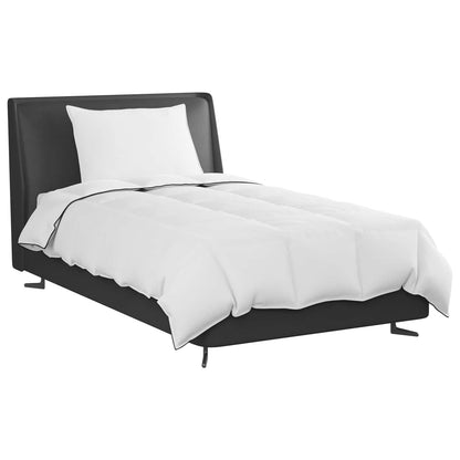 Duvet Invernale con cuscino 2 pcs Bianco Piuma d'anatra