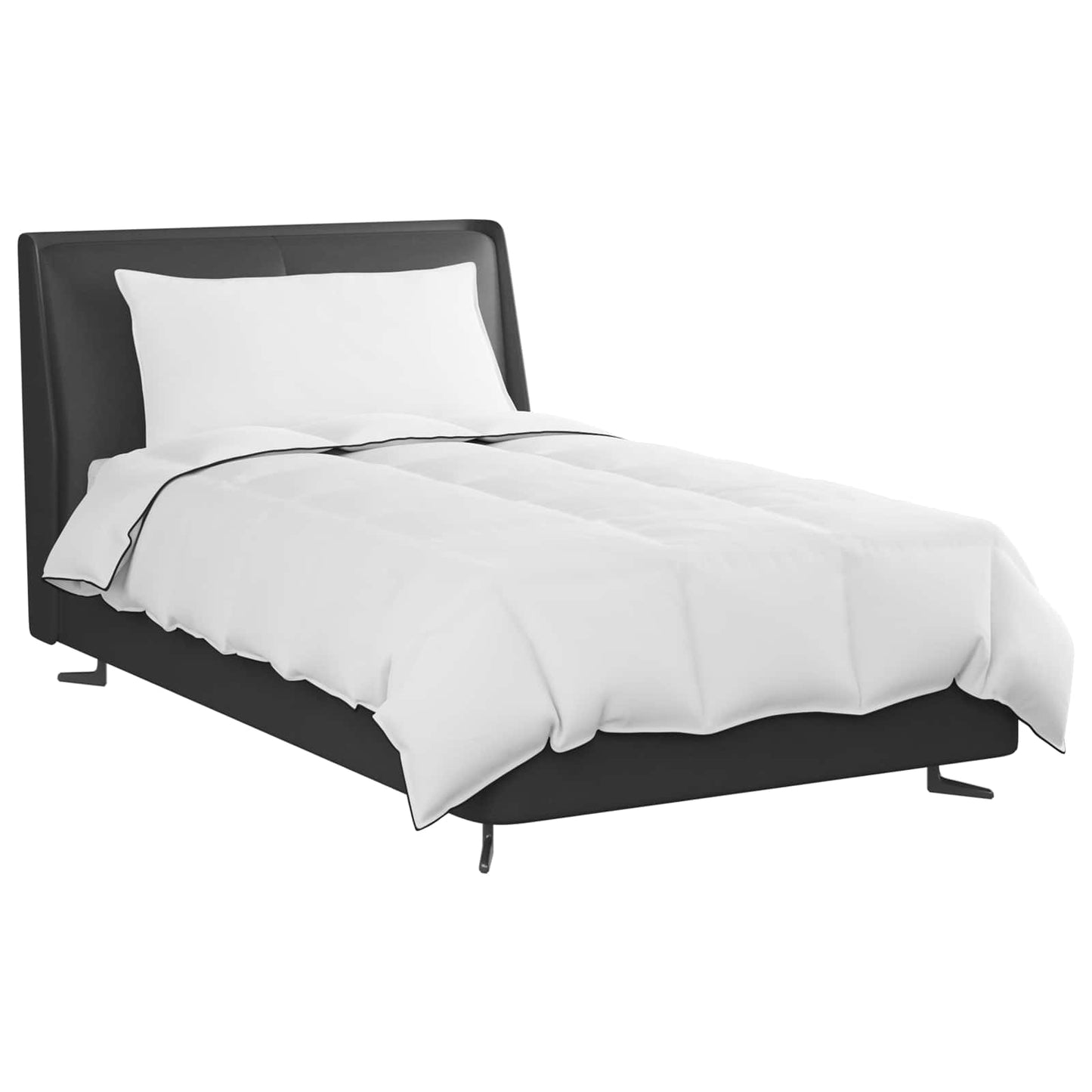 Duvet Invernale con cuscino 2 pcs Bianco Piuma d'anatra | homemem39