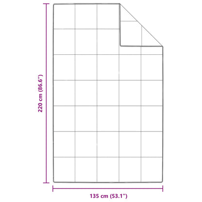 Duvet Invernale con cuscino 2 pcs Bianco Piuma d'anatra