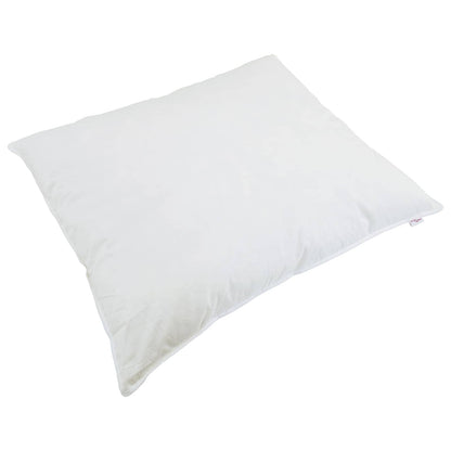 Duvet Invernale con cuscino 2 pcs Bianco Piuma d'anatra