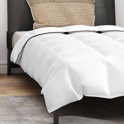 Set di Piumoni con cuscino 2 pcs Bianco 135 x 200 cm Piume