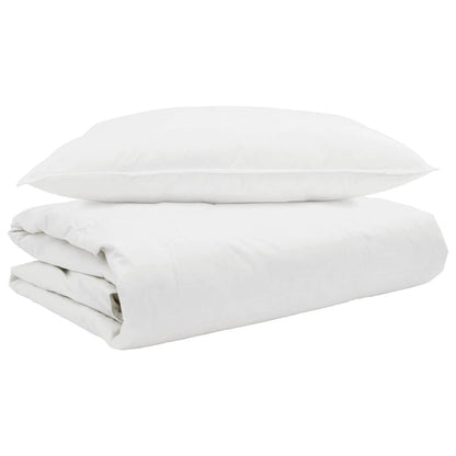 Duvet Estivo con cuscino 2 pcs Bianco Piuma d'anatra | homemem39