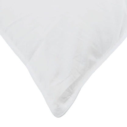 Set di Piumoni con cuscino 2 pcs Bianco 155 x 200 cm Piume