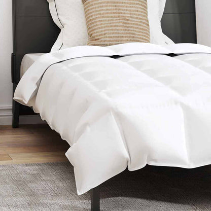 Set di Piumoni con cuscino 2 pcs Bianco 140 x 220 cm Piume