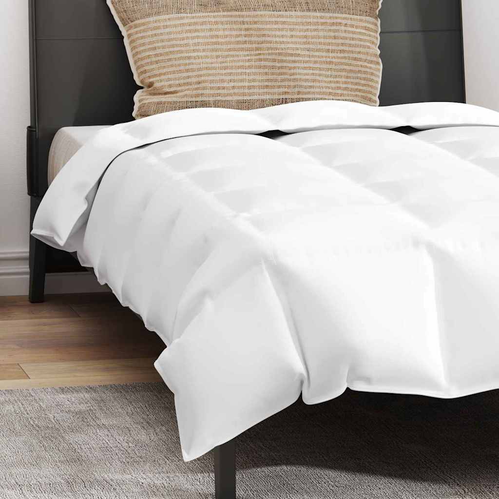 Set di Piumoni con cuscino 2 pcs Bianco 155 x 220 cm Piume