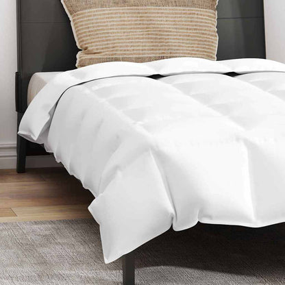 Set di Piumoni con cuscino 2 pcs Bianco 155 x 220 cm Piume