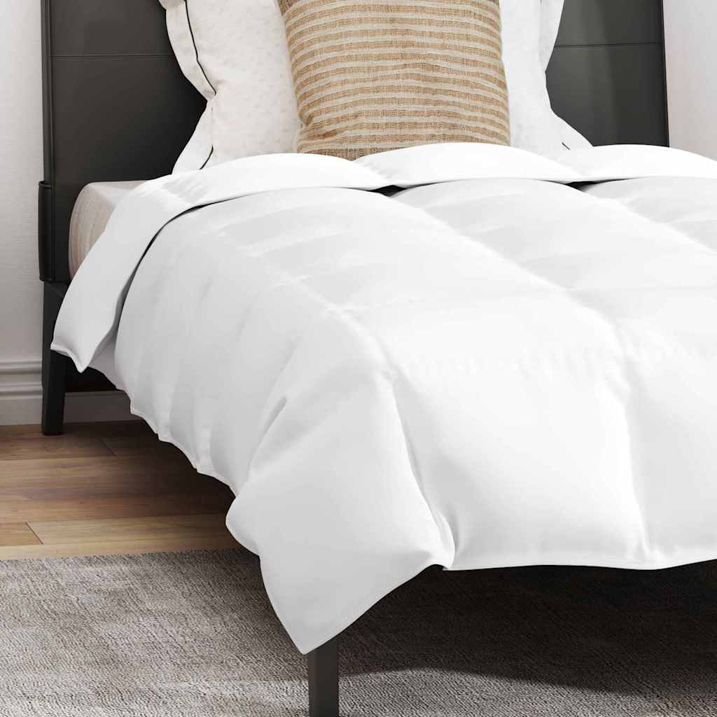 Duvet Estivo con cuscino 2 pcs Bianco Piuma d'anatra