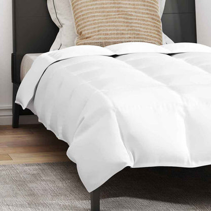 Duvet Estivo con cuscino 2 pcs Bianco Piuma d'anatra