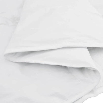 Duvet Estivo con cuscino 2 pcs Bianco Piuma d'anatra