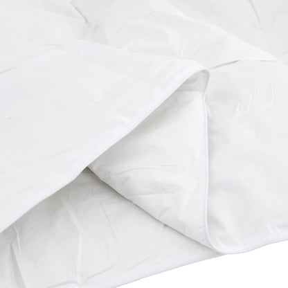 Duvet Estivo con cuscino 2 pcs Bianco Piuma d'anatra