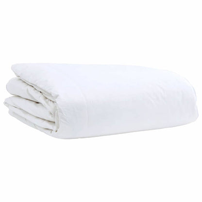 Duvet Estivo con cuscino 2 pcs Bianco Piuma d'anatra