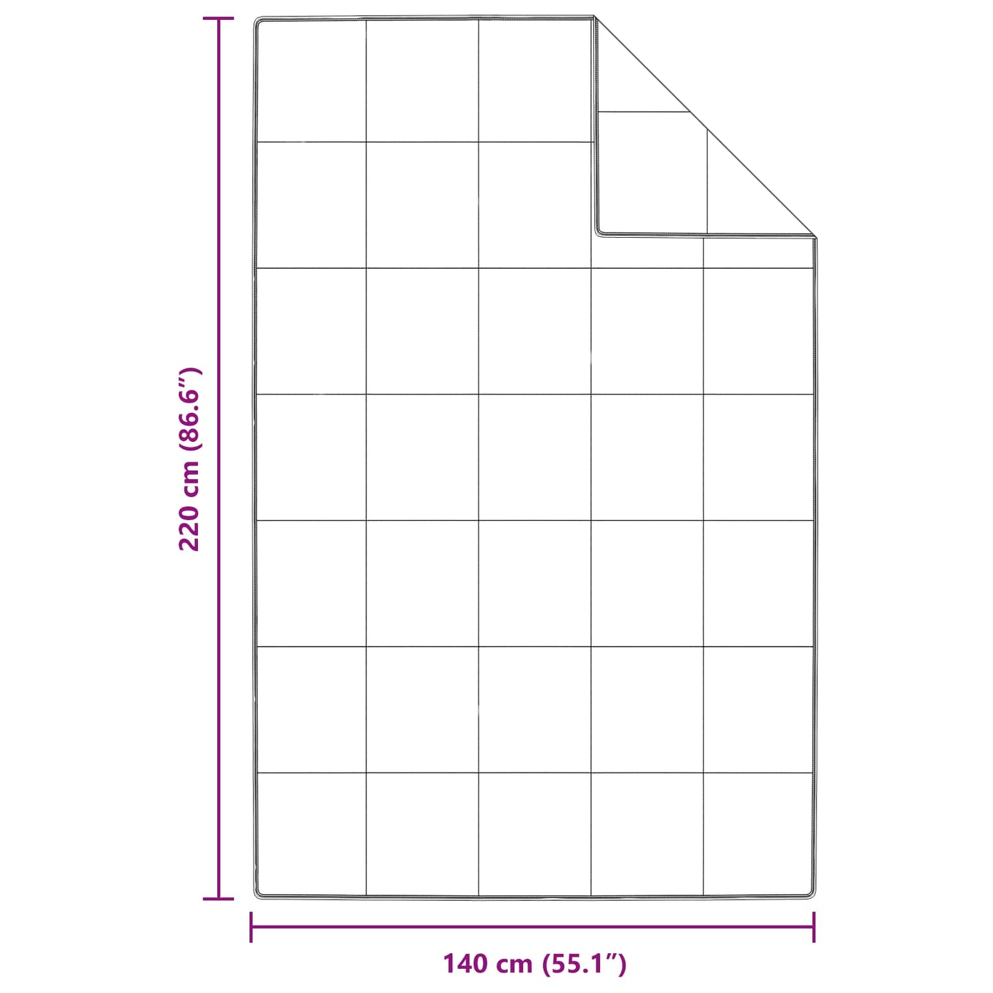 Duvet Invernale con cuscino 2 pcs Bianco Piuma d'anatra