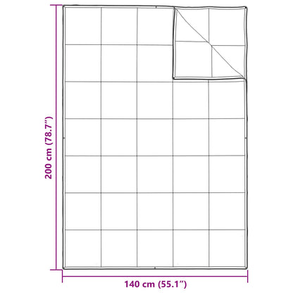 Duvet 2-in-1 con cuscino 2 pcs Bianco Piuma d'anatra