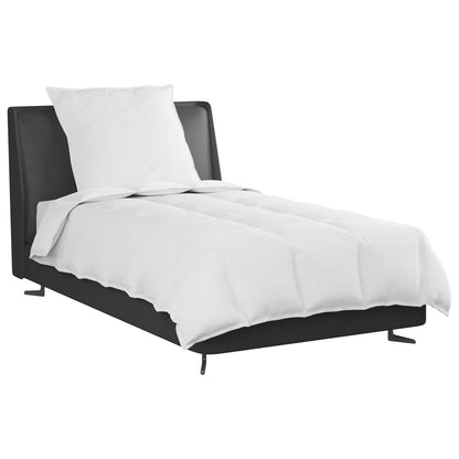 Duvet 2-in-1 con cuscino 2 pcs Bianco Piuma d'anatra