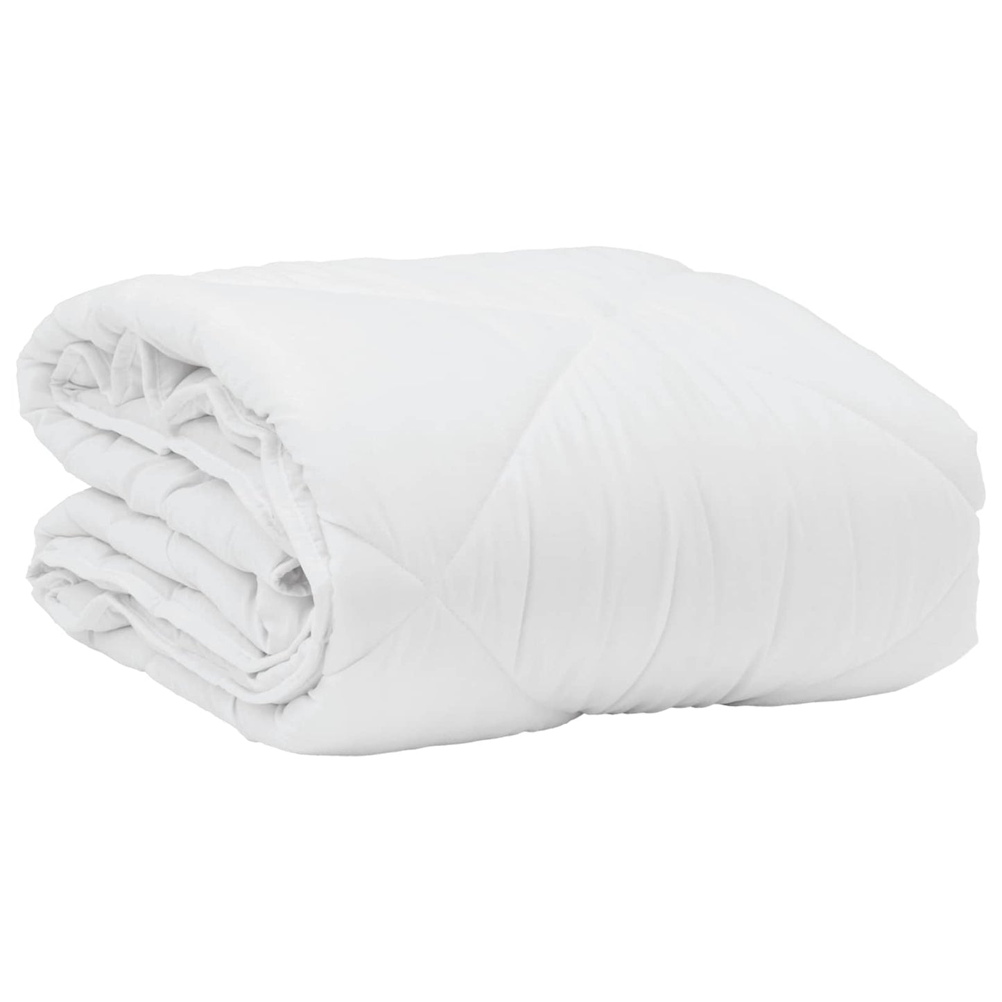 Duvet Estivo con cuscino 2 pcs Bianco Microfibra