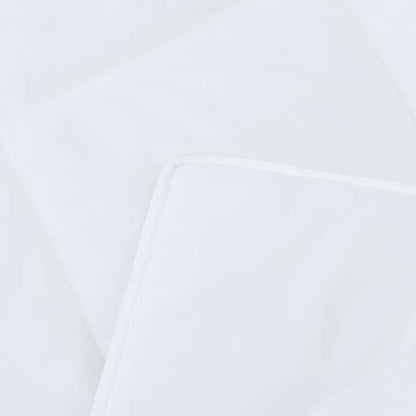 Duvet Estivo con cuscino 2 pcs Bianco Microfibra