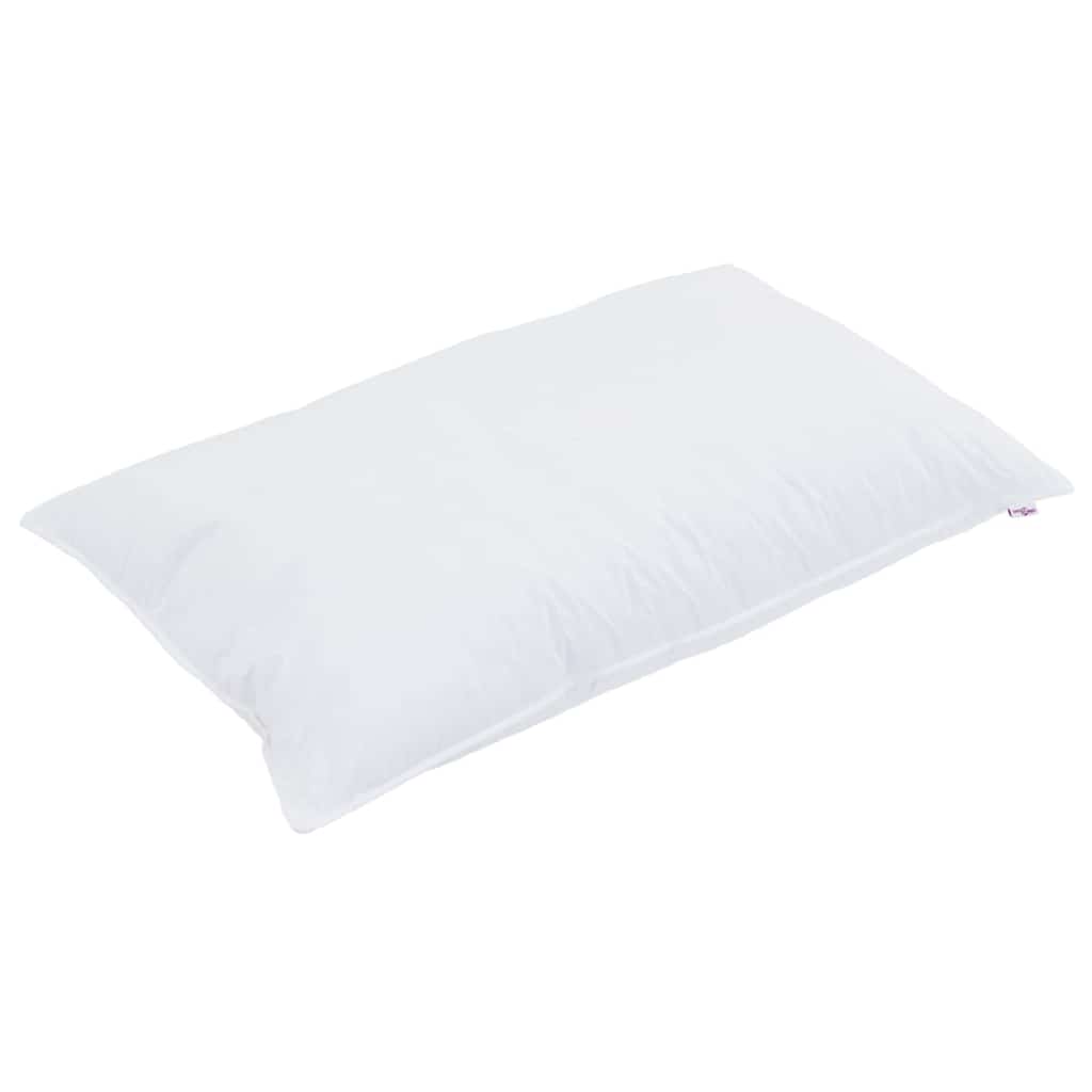 Duvet Estivo con cuscino 2 pcs Bianco Microfibra