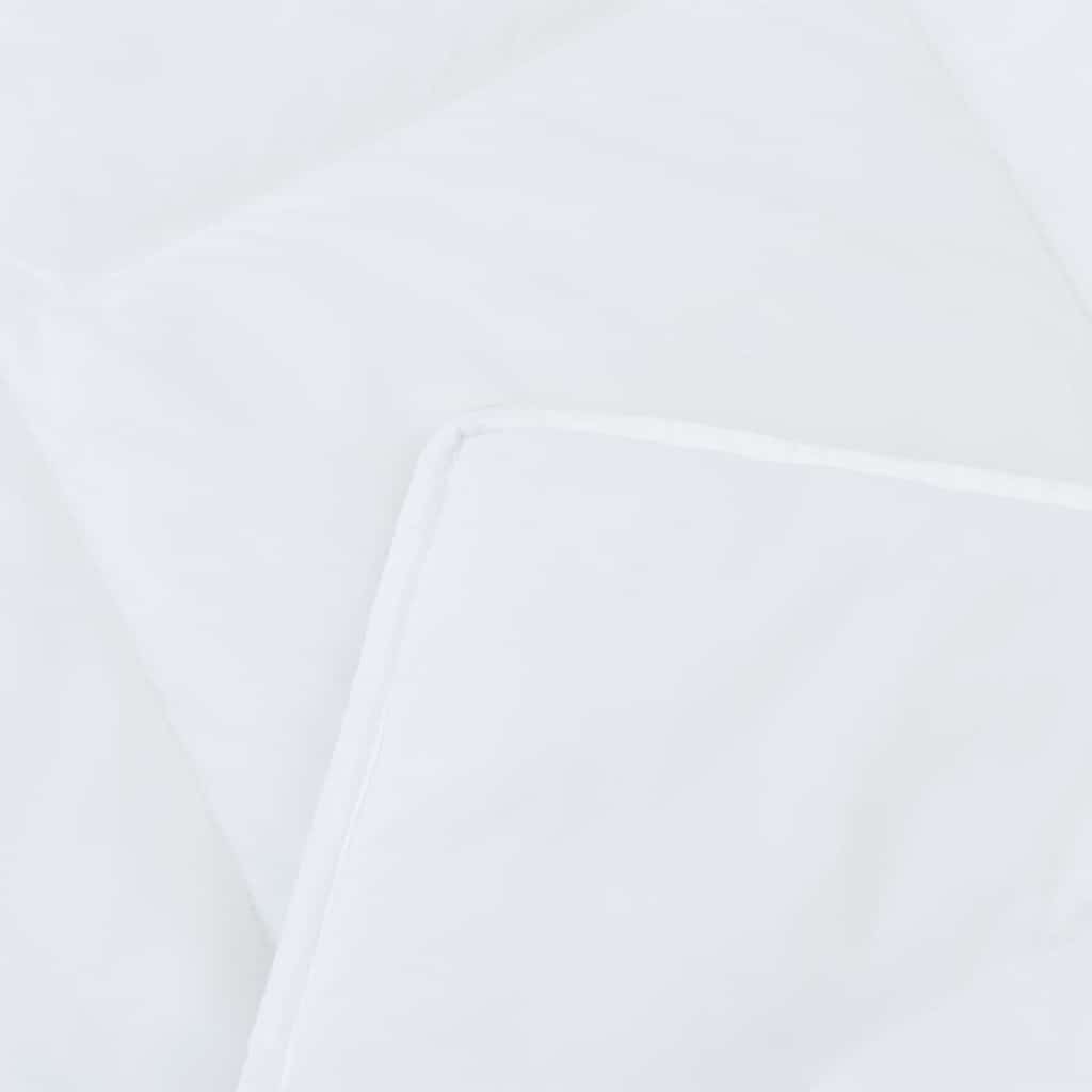 Duvet Estivo con cuscino 2 pcs Bianco Microfibra