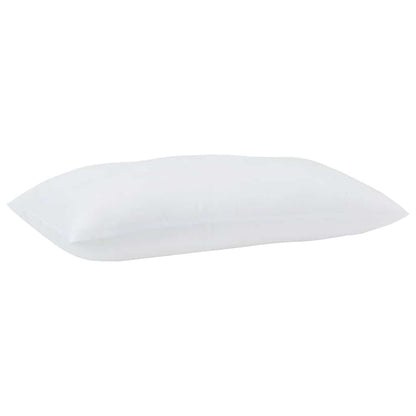 Duvet Estivo con Cuscino 2 pcs Bianco 135 x 200 cm Microfibra
