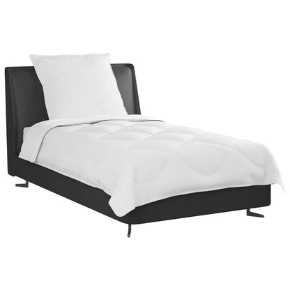 Duvet per Tutte le Stagioni con cuscino 2 pcs Bianco Microfibra | homemem39