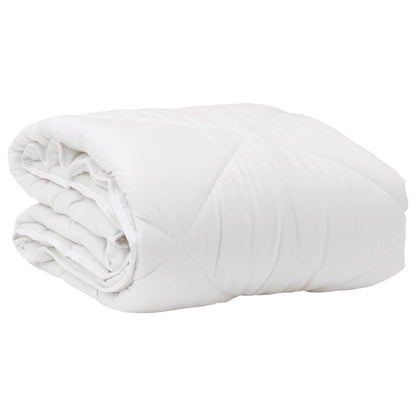 Duvet per Tutte le Stagioni con cuscino 2 pcs Bianco Microfibra | homemem39